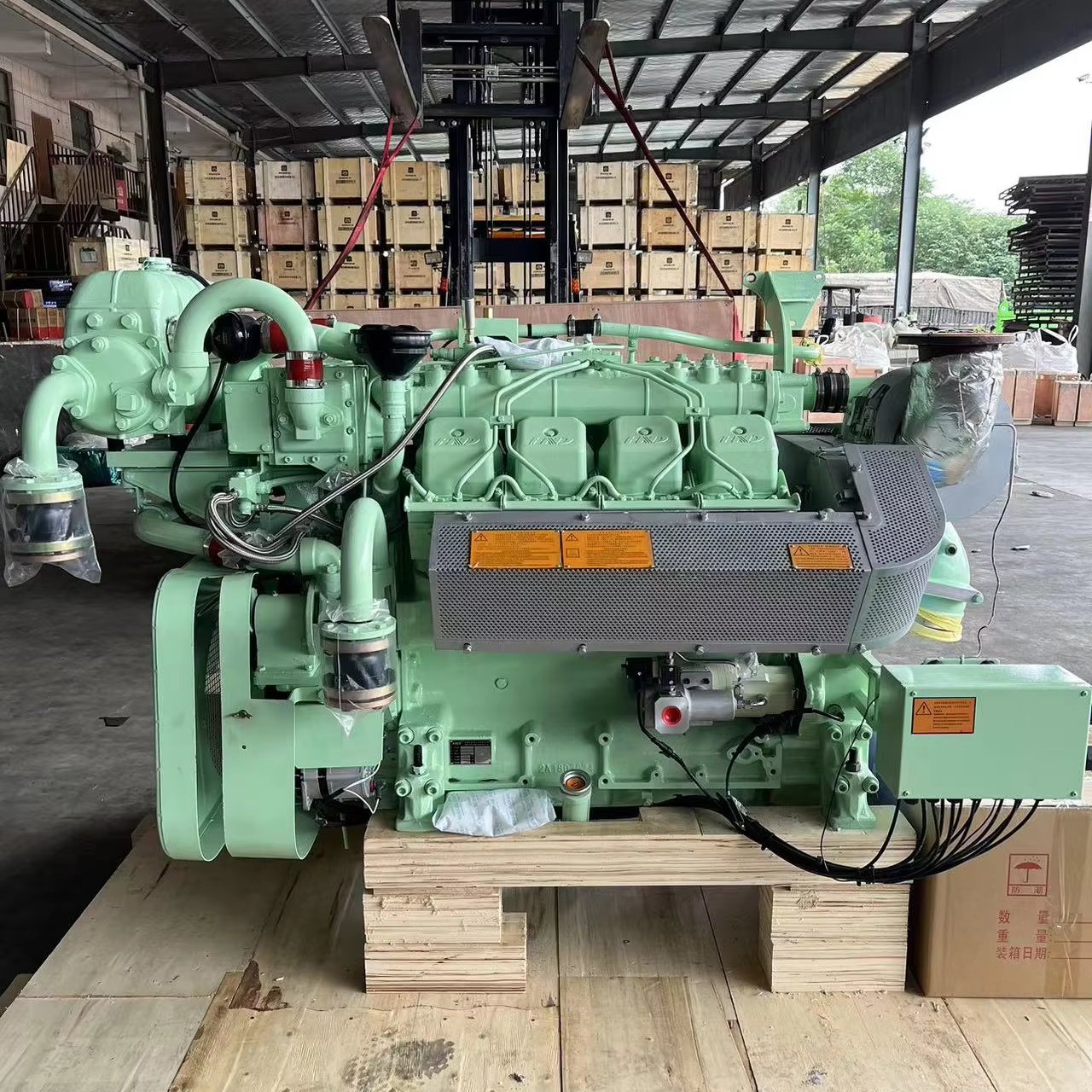 HND New 4-Stroke V6/V8/V12 Marine Diesel Engine for Ship/Vessel/Boat 250cc Industrial Machinery with Electric Start